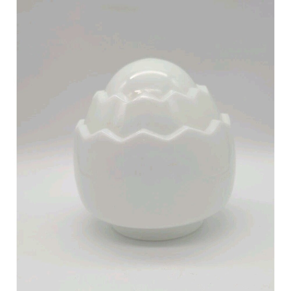 Vtg ART DECO Acorn Milk Glass Ceiling Light Replacement Globe Egg 1930's